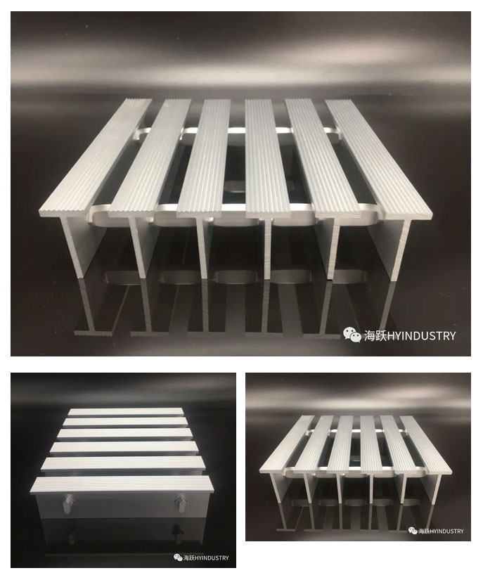 T型铝格栅平台步道